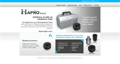 Desktop Screenshot of hapro.si